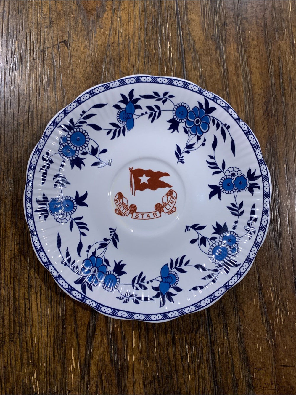 Porcelain Saucer - Authentic Titanic Replica